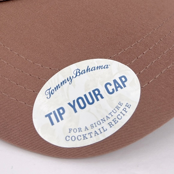 TOMMY BAHAMA CAP/HAT, 3D MARLON FISH LOGO, GREY COOL MESH, MAUVE & TAN COLORS - Picture 8 of 14